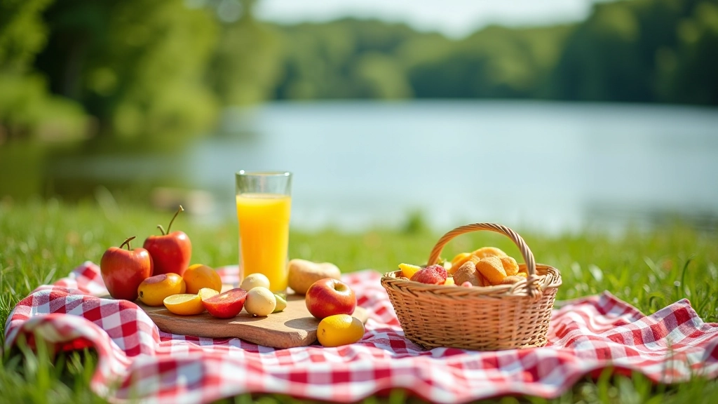 Piknika pieņemšana pie Latvijas ezera
